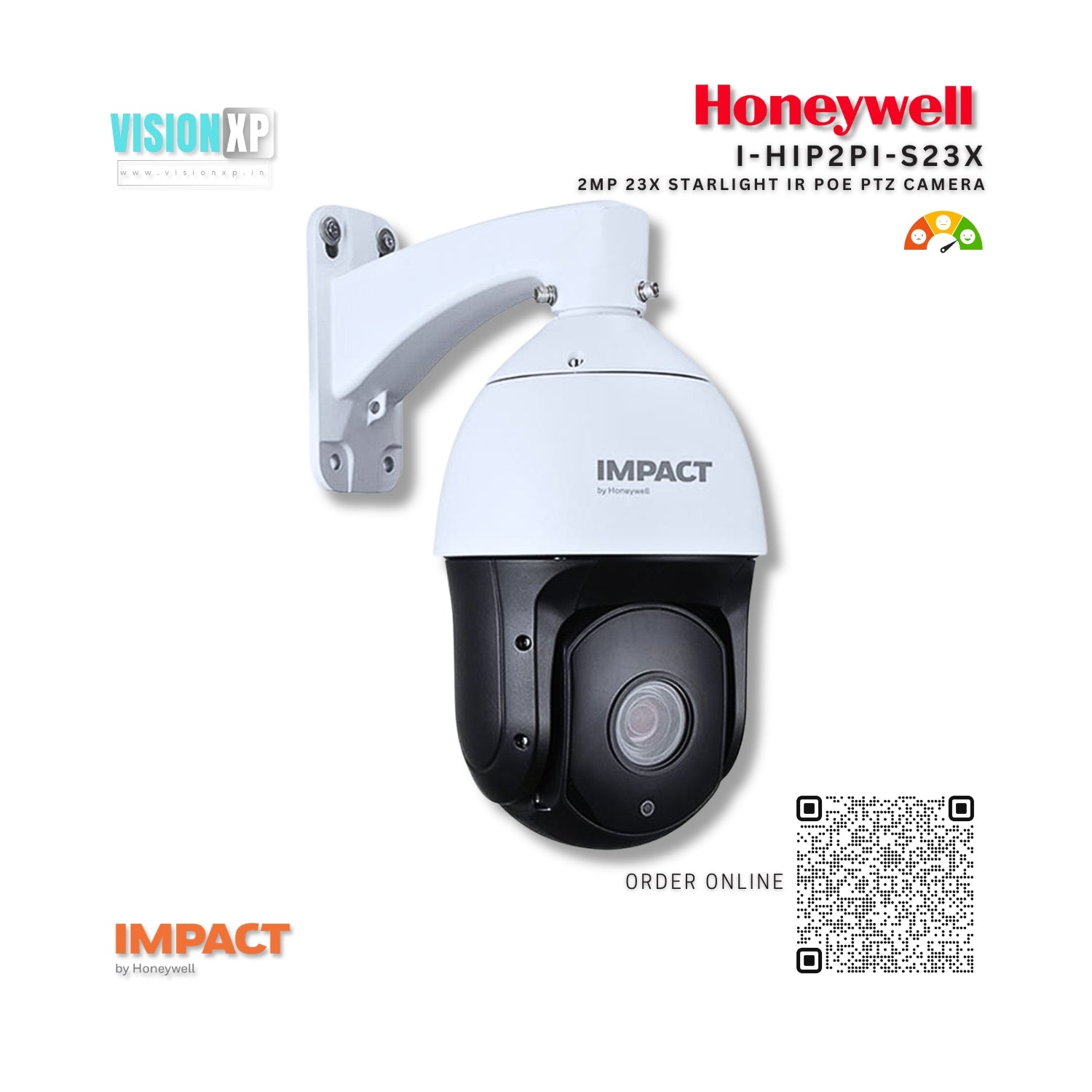 Honeywell I-HIP2PI-S23X 2MP 23X Starlight IR POE PTZ Camera Honeywell I-HIP2PI-S23X 2MP 23X Starlight IR POE PTZ Camera